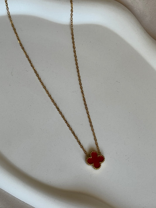 Kette CLASSY CLOVER | RED