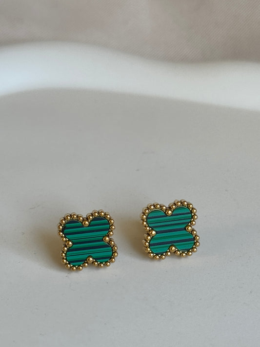 Ohrstecker CLASSY CLOVER | GREEN