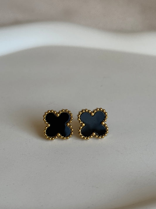 Ohrstecker CLASSY CLOVER | BLACK