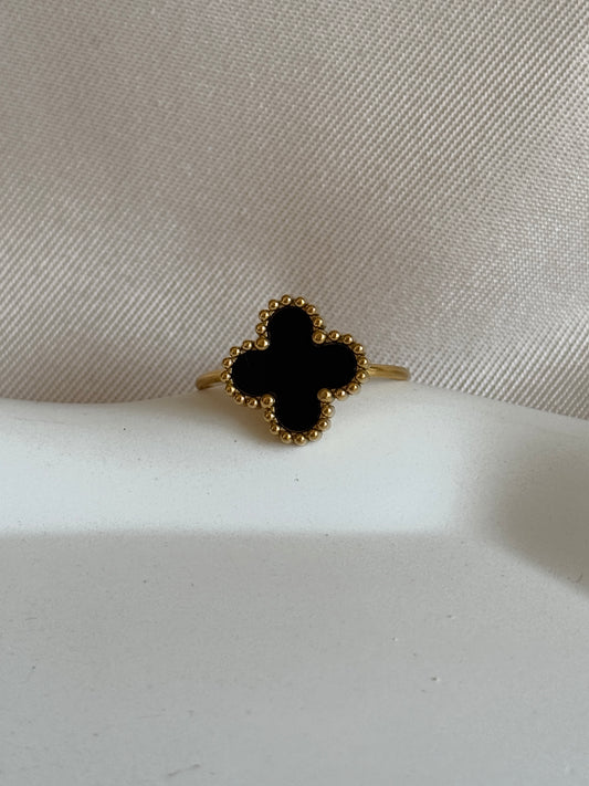 Ring CLASSY CLOVER | BLACK