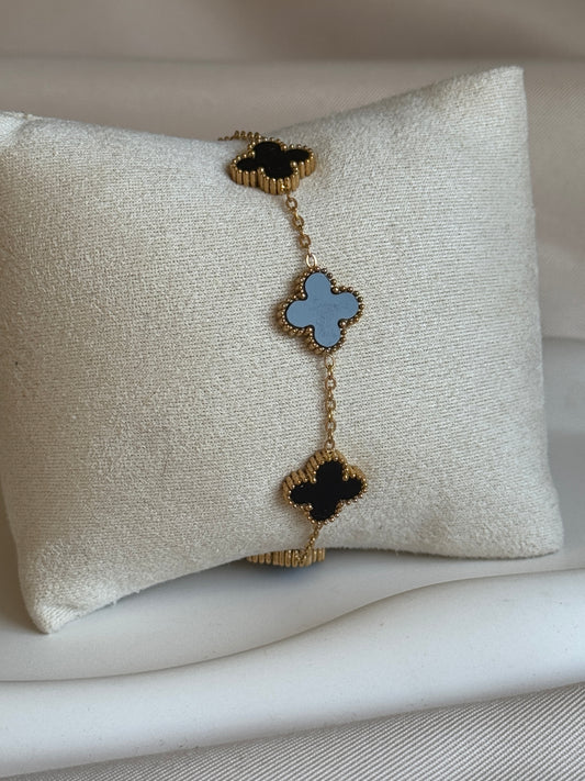 Armband CLASSY CLOVER SMALL | BLACK