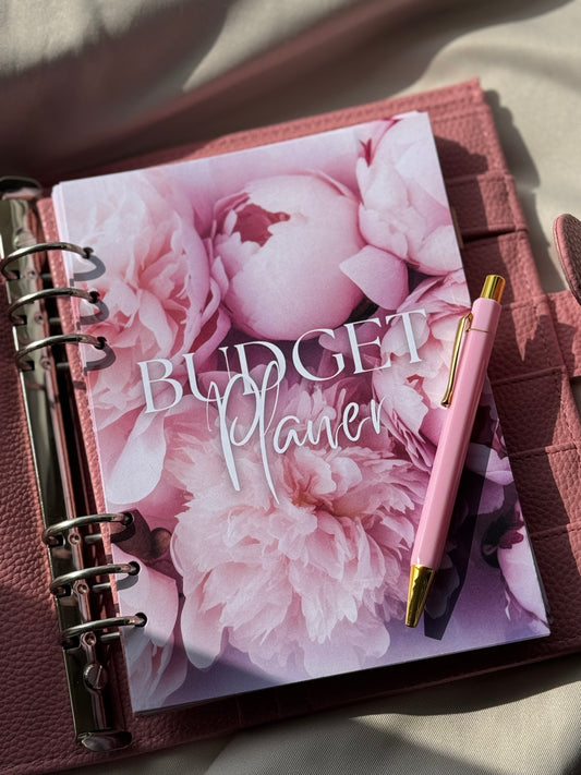 Budget Planer Finanzplaner Einlagen A5 Format | PEONY DREAM