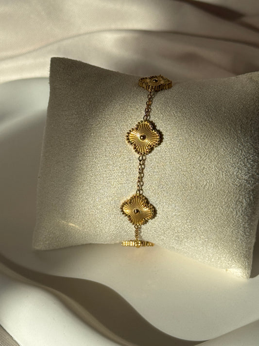 Armband CLASSY CLOVER SMALL | GOLD