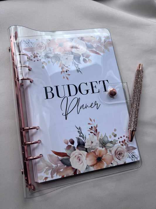 Budget Planer Finanzplaner Einlagen A5 Format | FLOWERS