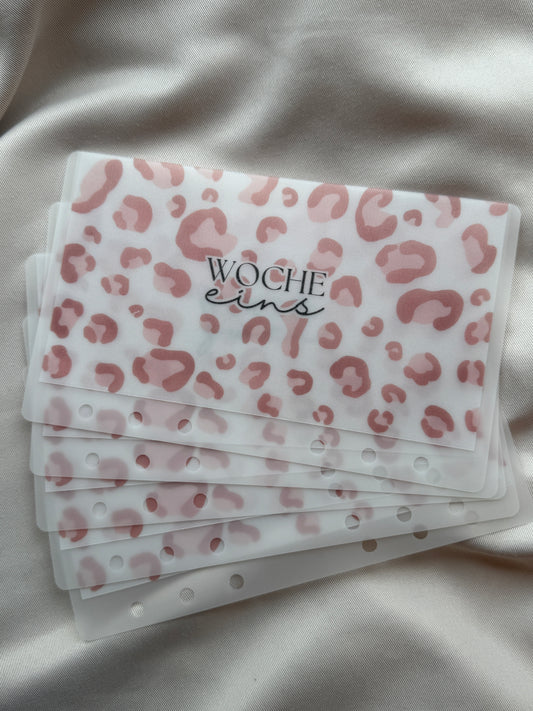 LEO EDITION personalisierte HANDMADE Umschläge A6 Milky | | ROSE LEO