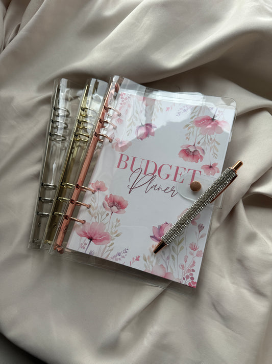 Budget Planer Finanzplaner Einlagen A5 Format | ROSE FLOWERS