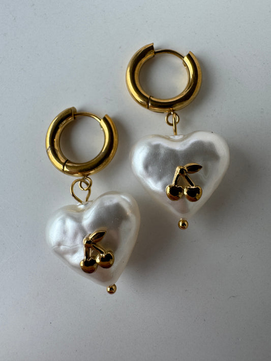 Ohrringe CHERRY HEART | GOLD