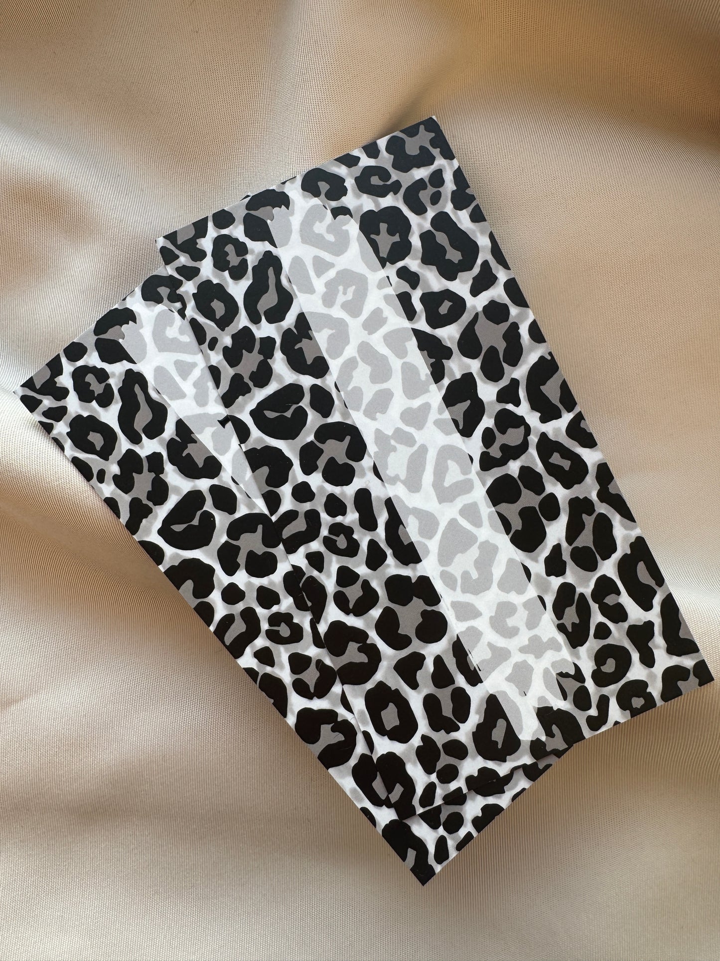 A6 Dashboards mit Tracker | matt foliert & blanko | BLACK LEO