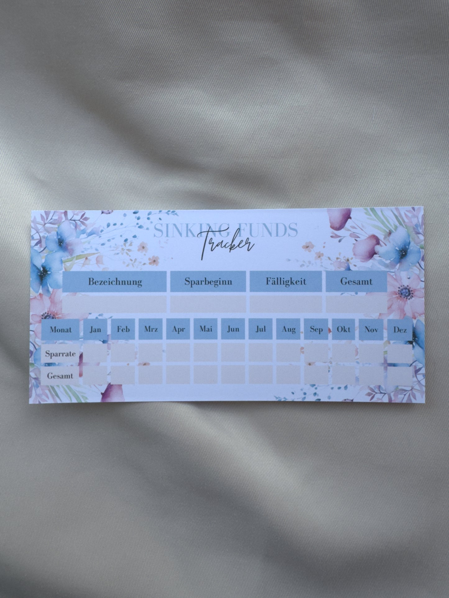 A6 Inlays | PASTEL FLOWERS