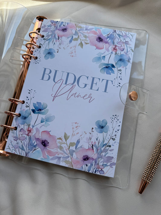 Budget Planer Finanzplaner Einlagen A5 Format | PASTEL FLOWERS