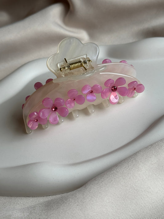 Halbmond Haarklammer aus Acetat | FLOWER DREAM