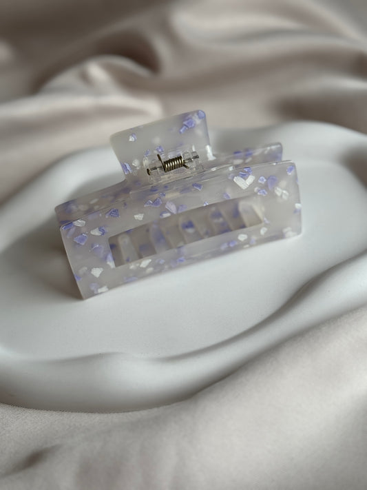 Haarklammer aus Acetat L | LAVENDER FLAKES
