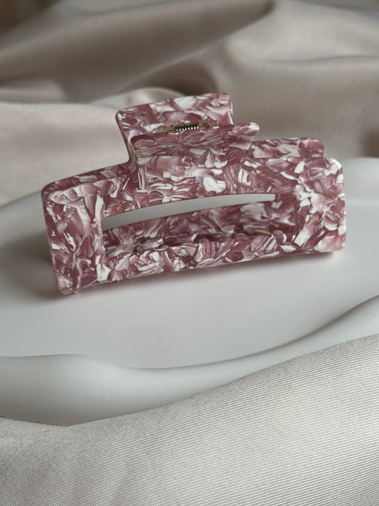 Haarklammer aus Acetat L | ROSE CRINKLE