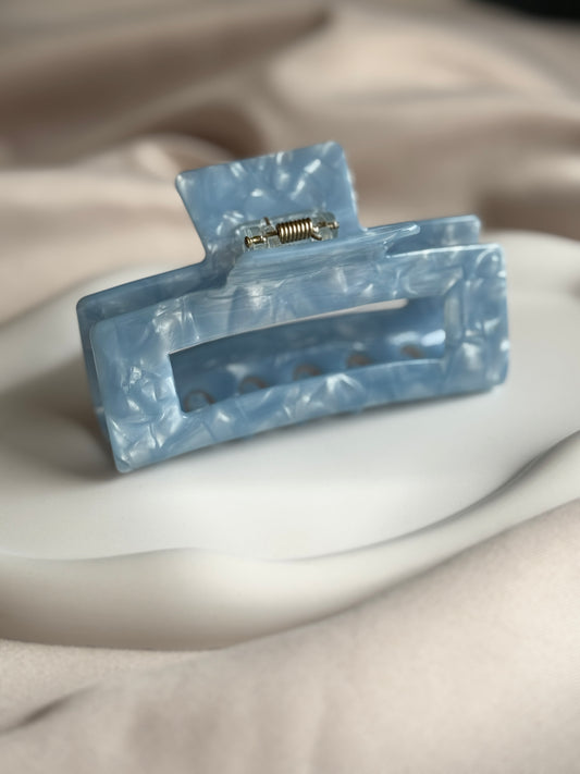 Haarklammer aus Acetat L | BABY BLUE