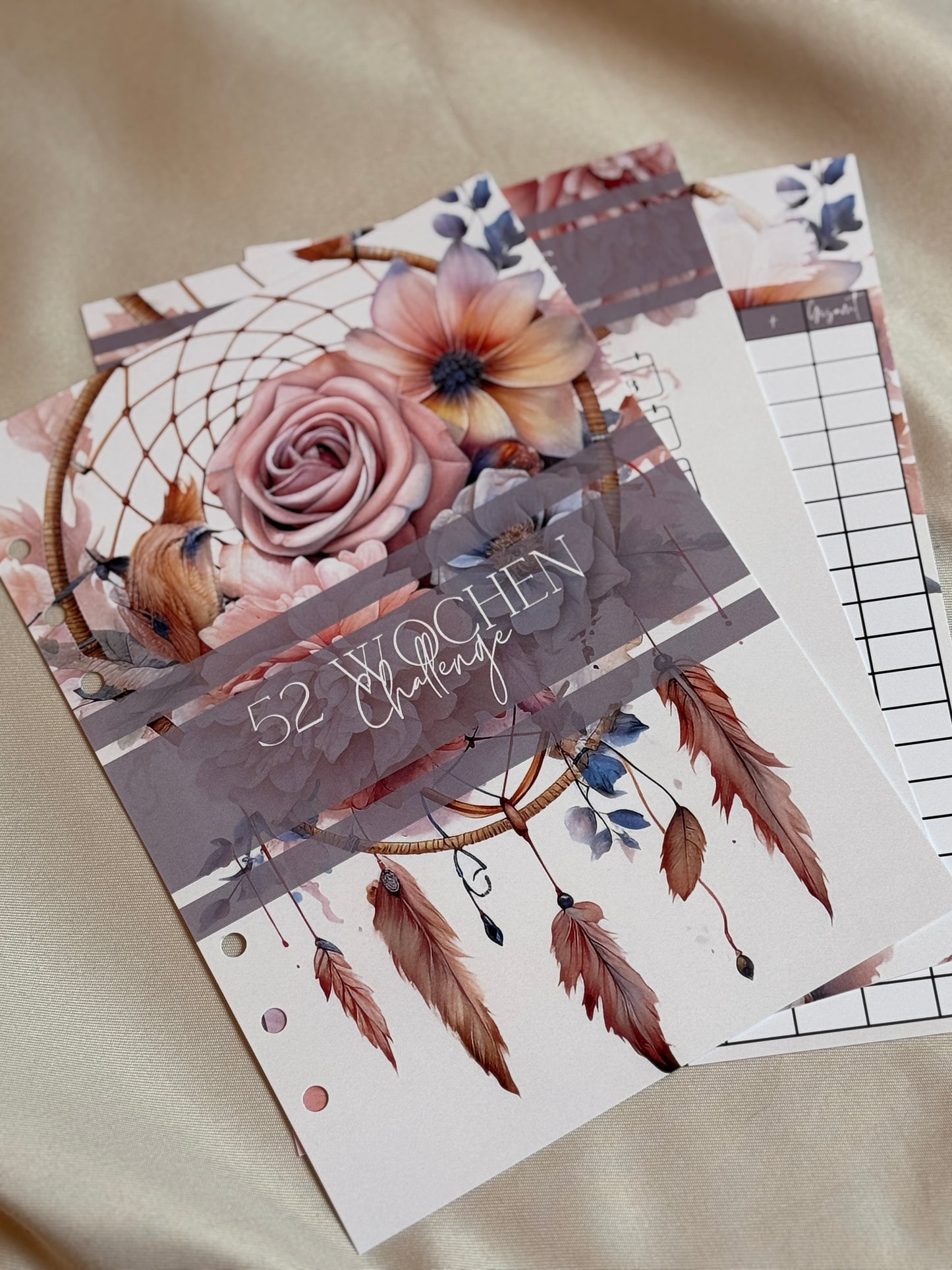 52 Wochen Challenge Einlagen | DREAMCATCHER BIRDY