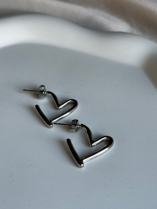 Ohrringe HEART | SILBER