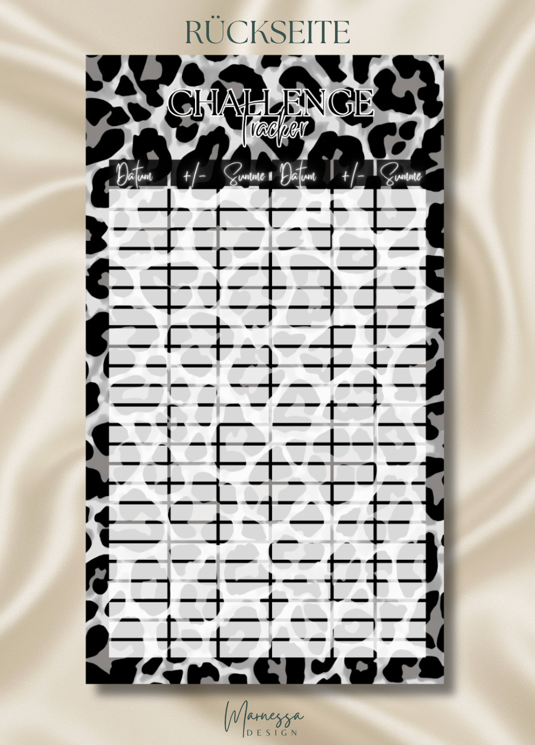 MIX & MATCH - MEIN SPARPLAN | STEPS "BLACK LEO"