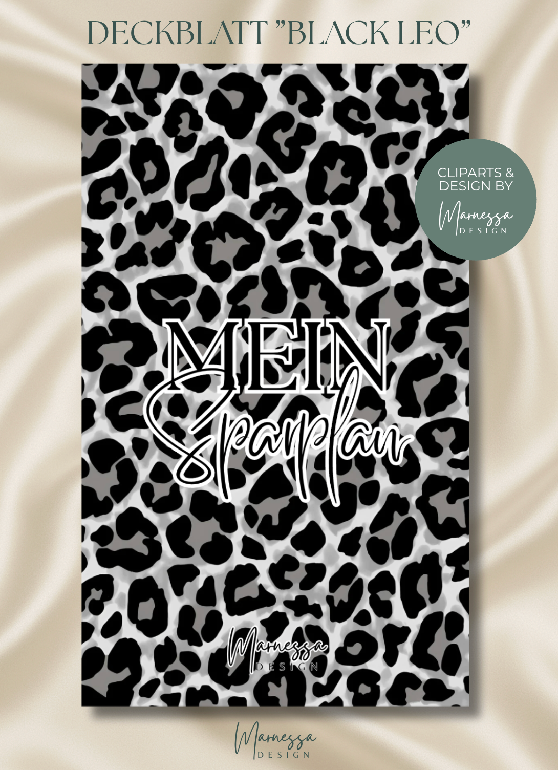 MIX & MATCH - MEIN SPARPLAN | DECKBLATT "BLACK LEO"