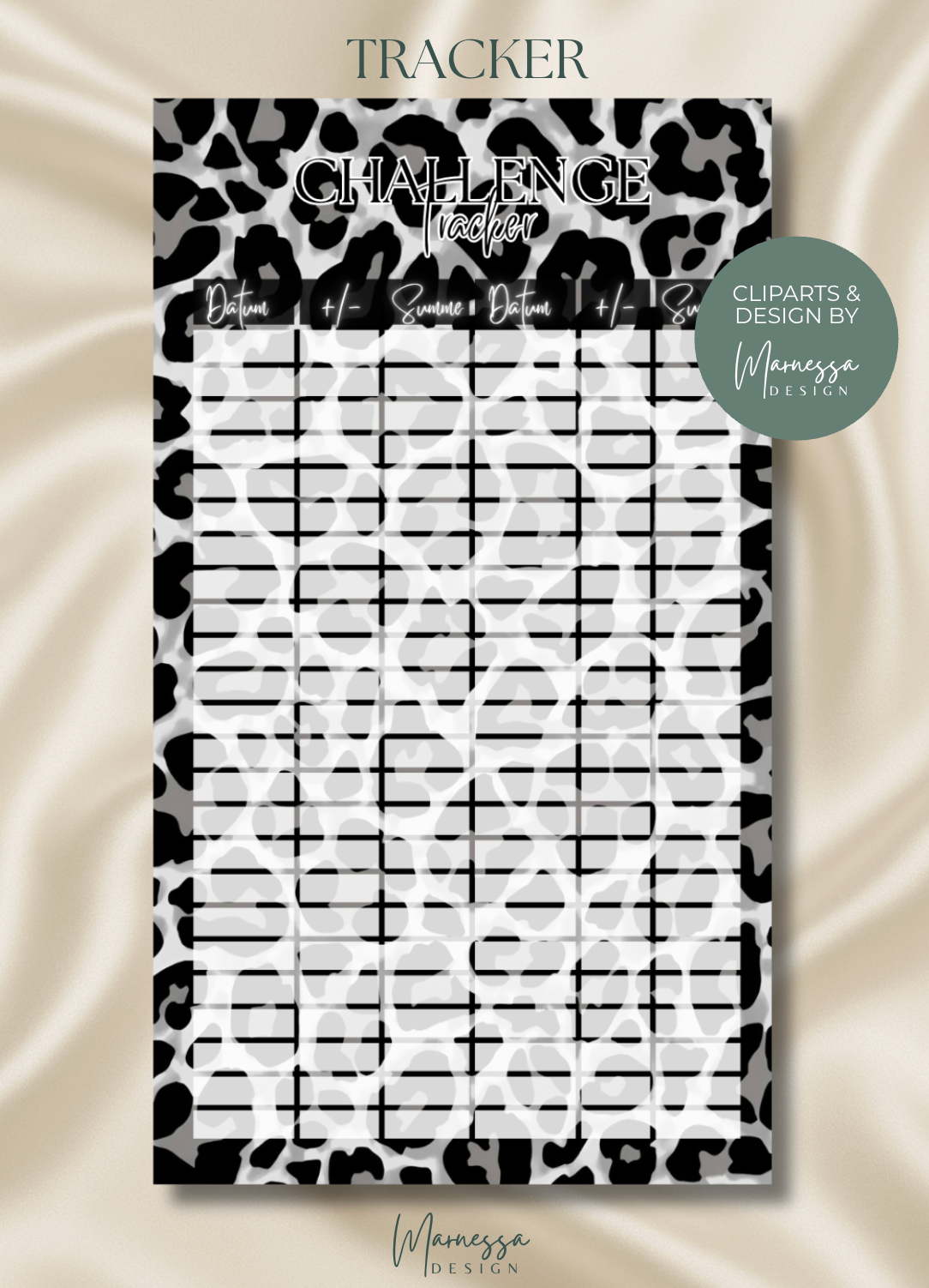 MIX & MATCH - MEIN SPARPLAN | TRACKER "BLACK LEO"