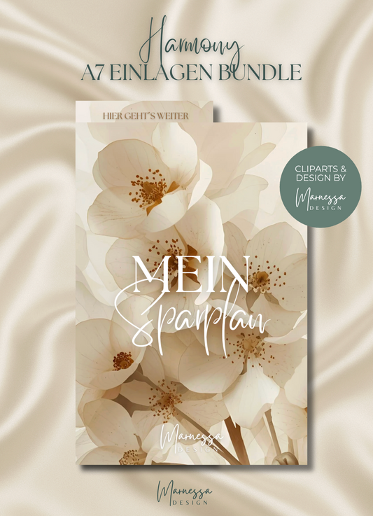 A7 MIX & MATCH - MEIN SPARPLAN | EINLAGEN BUNDLE "HARMONY" | matt foliert