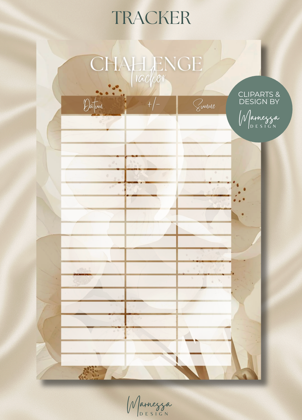 A7 MIX & MATCH - MEIN SPARPLAN | TRACKER "HARMONY" | matt foliert