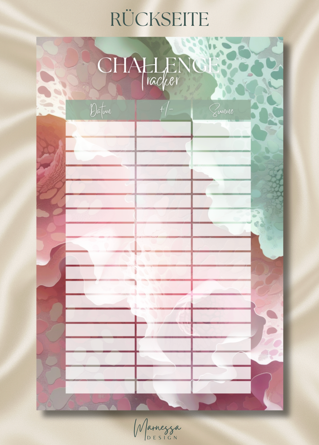 A7 MIX & MATCH - MEIN SPARPLAN | STEPS "PASTEL LEO" | matt foliert