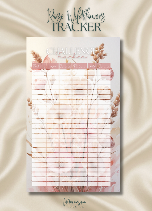 little coins BIG DREAMS | TRACKER "ROSE WILDFLOWERS" | matt foliert